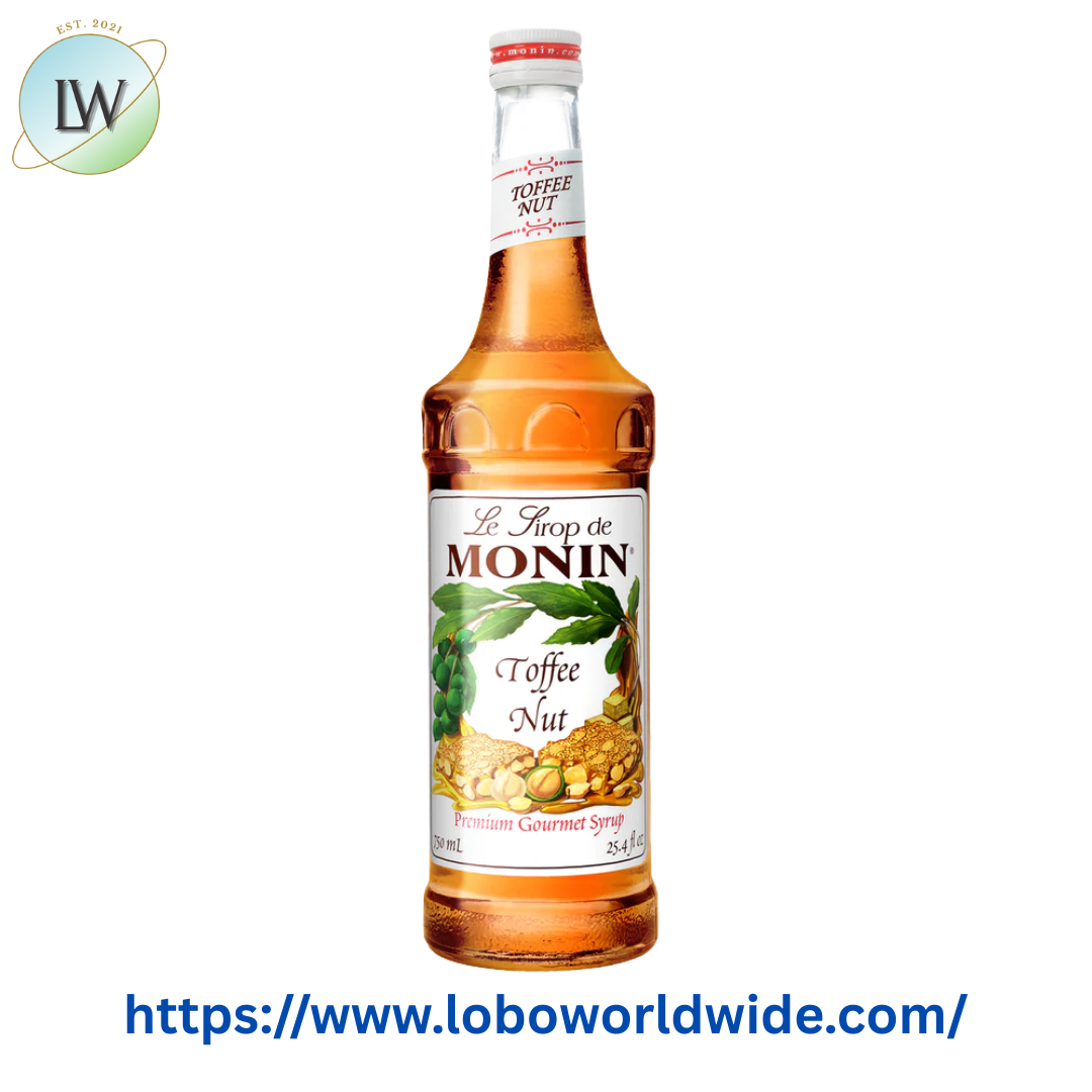 Monin Premium Toffee Nut Flavoring Syrup 750 mL