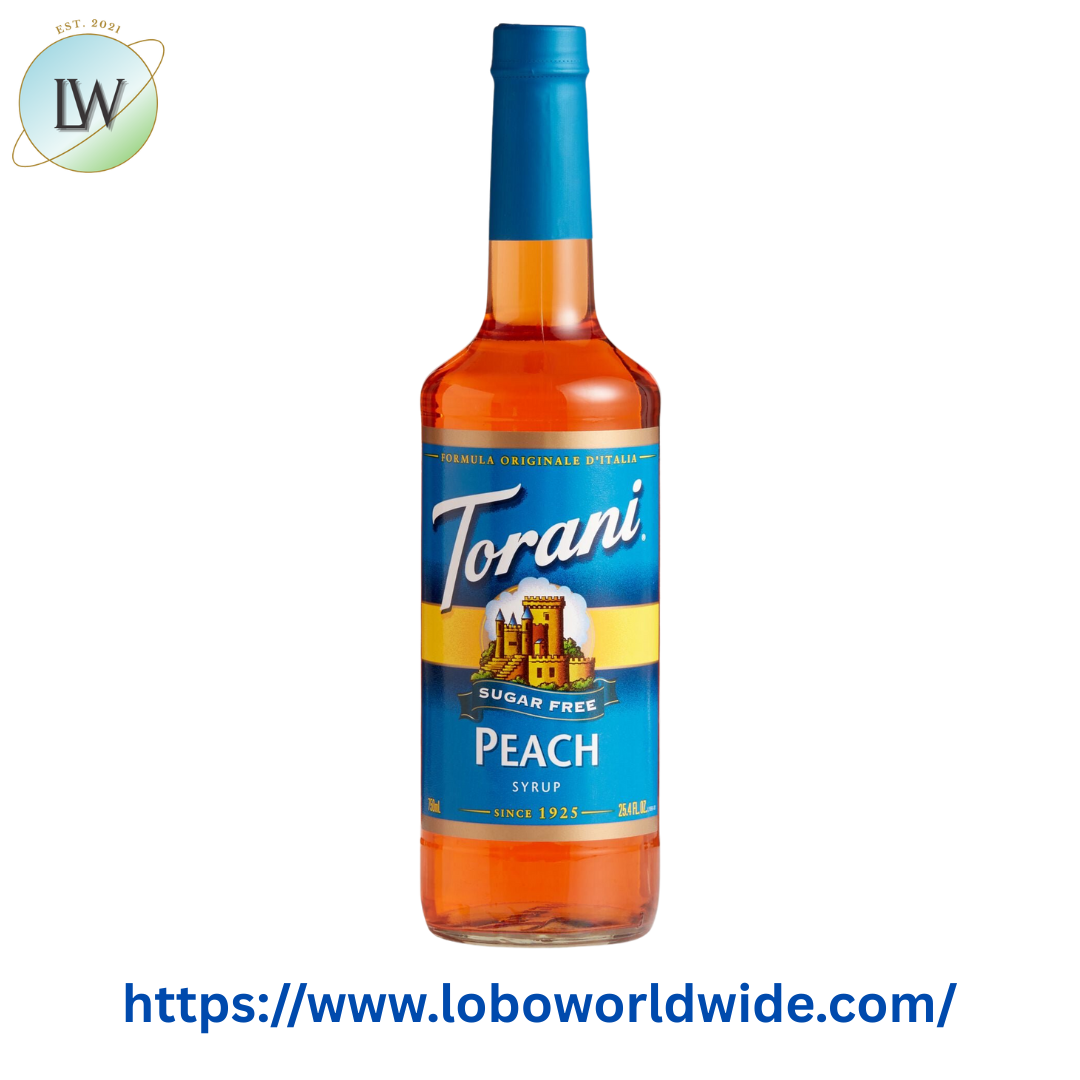 Torani Sugar Free Peach Flavoring / Fruit Syrup 750 mL