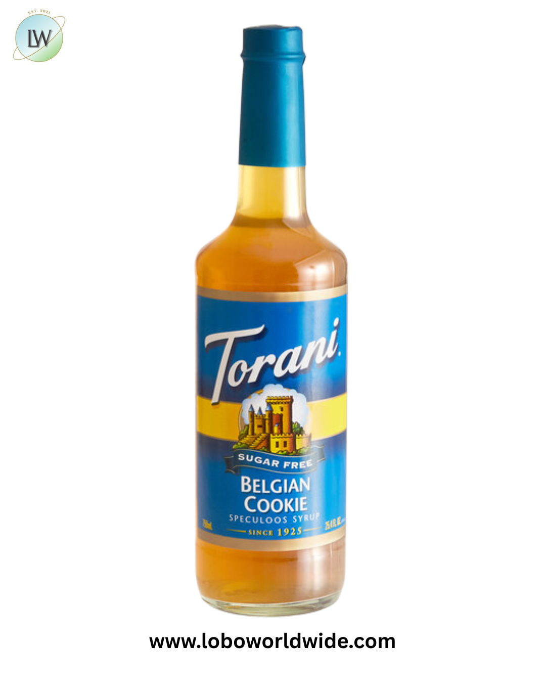 Torani Sugar-Free Flavoring Syrup 750 mL Glass Bottle - 12/Case (Various Flavors)