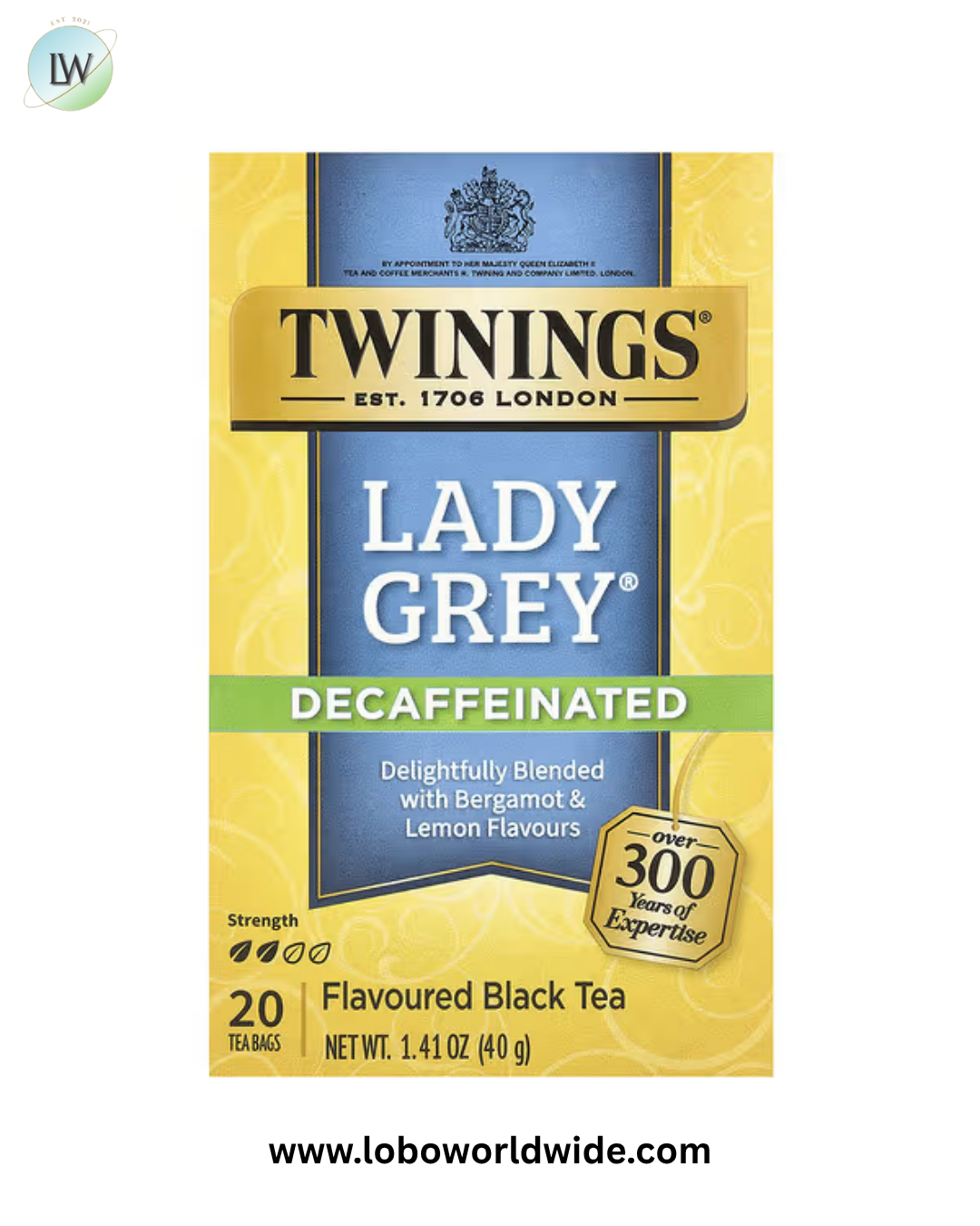 Twinings, Flavored Black Tea, 20 Tea Bags, 1.41 oz (40 g)