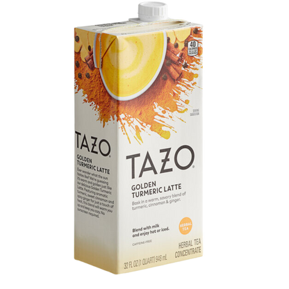 Tazo 32 fl. oz. Turmeric Latte 1:1 Concentrate