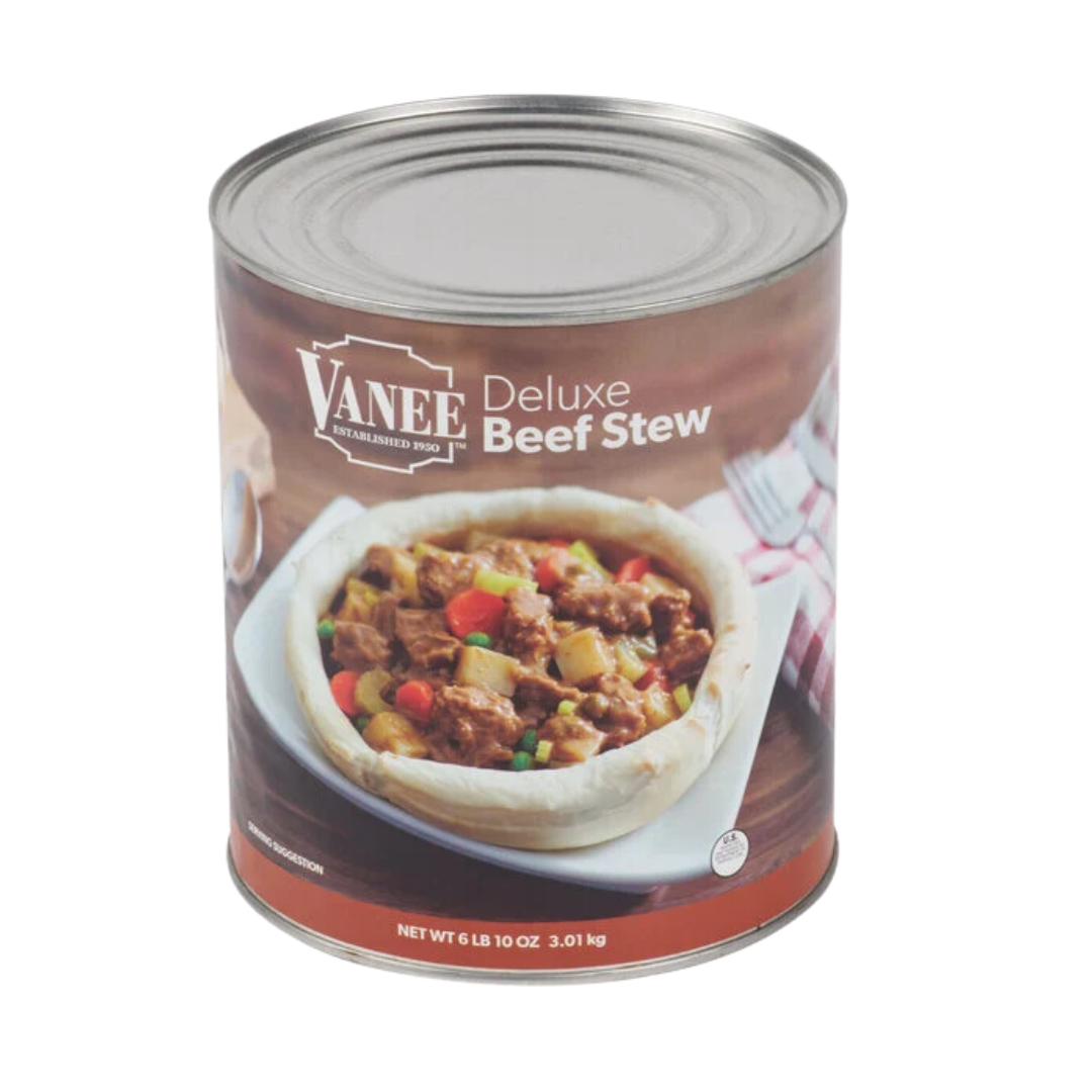 Vanee Deluxe Beef Stew - #10 Can