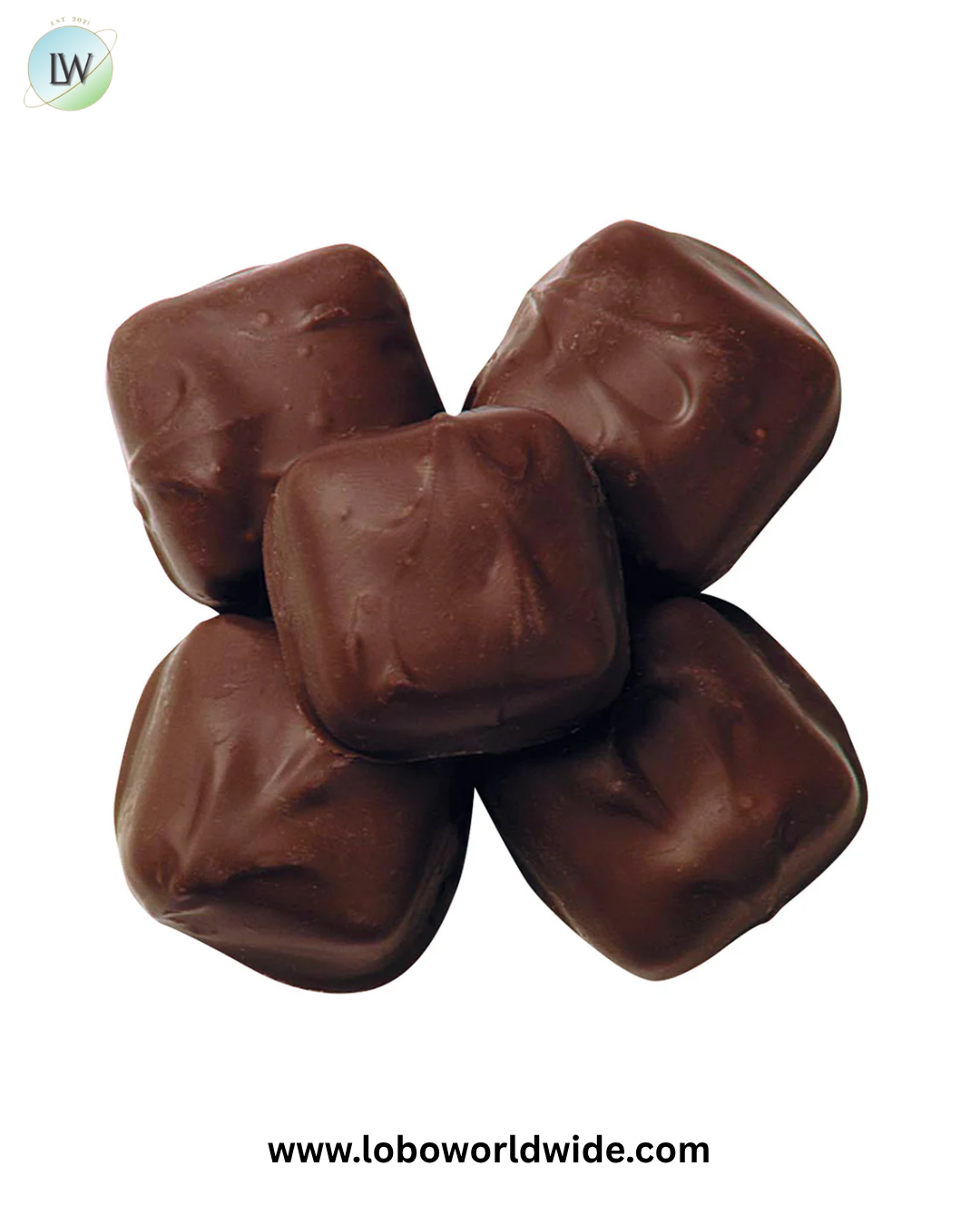 Vanilla Caramels Chocolate-Covered sugar free chocolate- 6lb