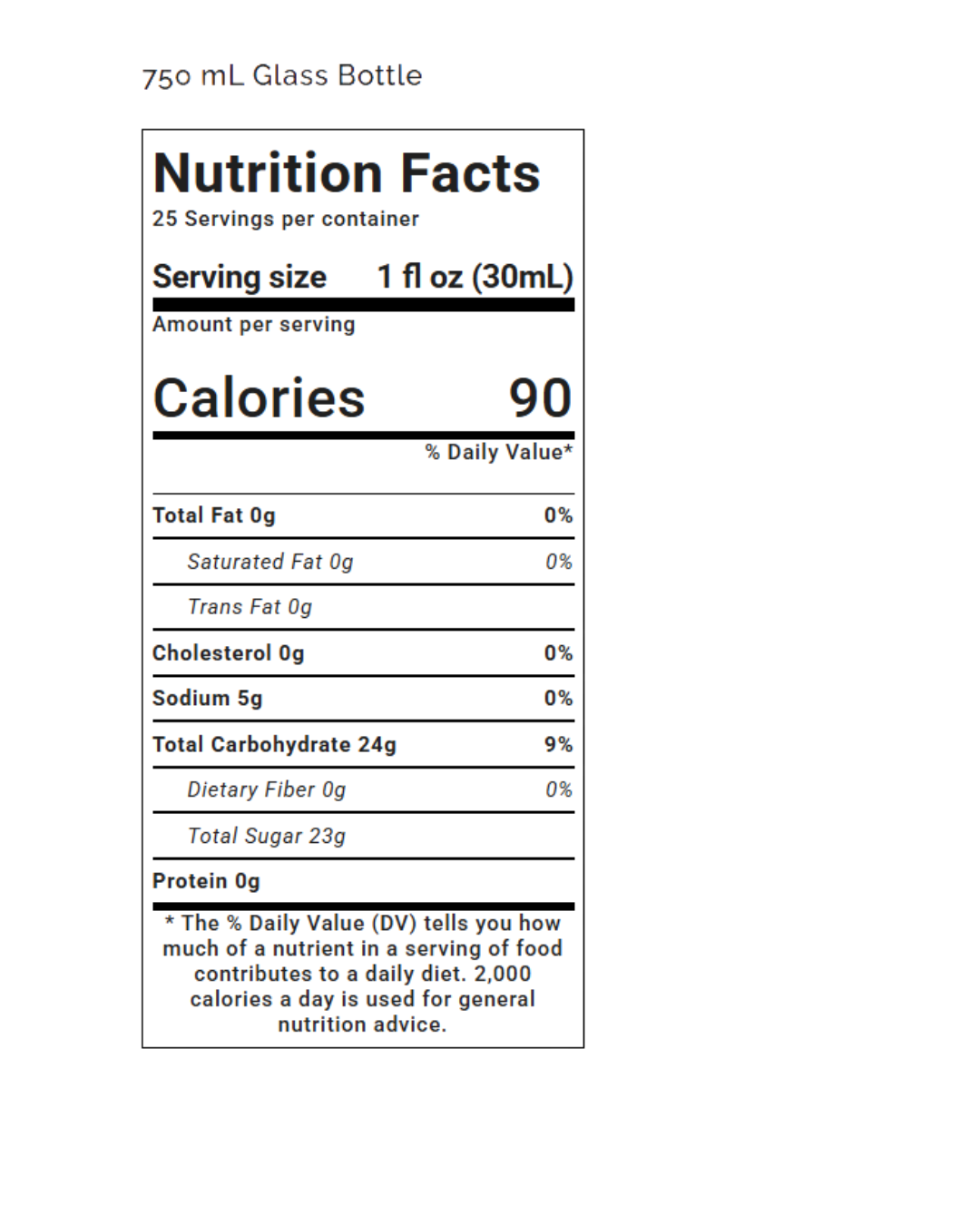 Monin 750 mL Peach Tea 7:1 Concentrate