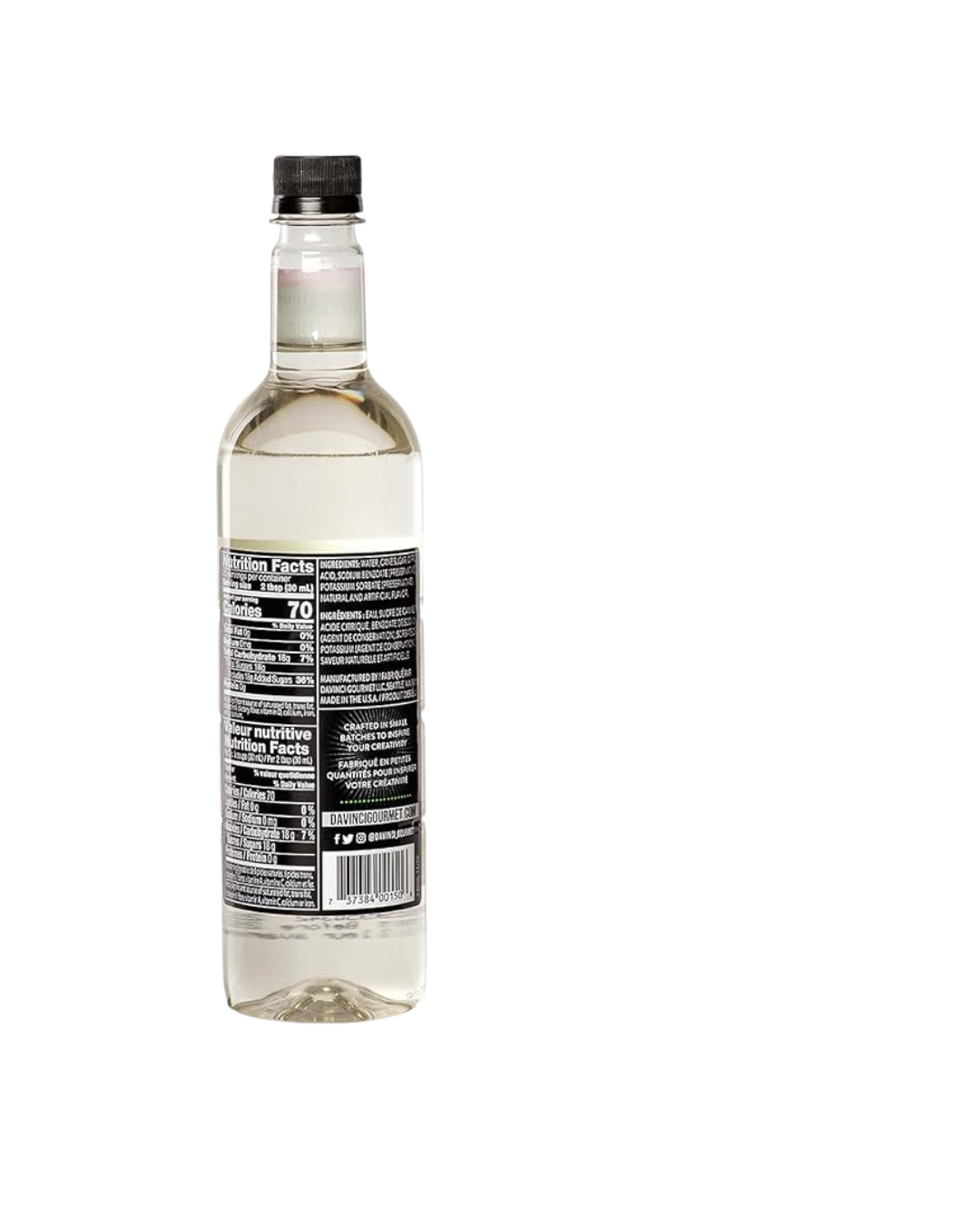 DaVinci Gourmet Classic Peppermint Flavoring Syrup 750 mL