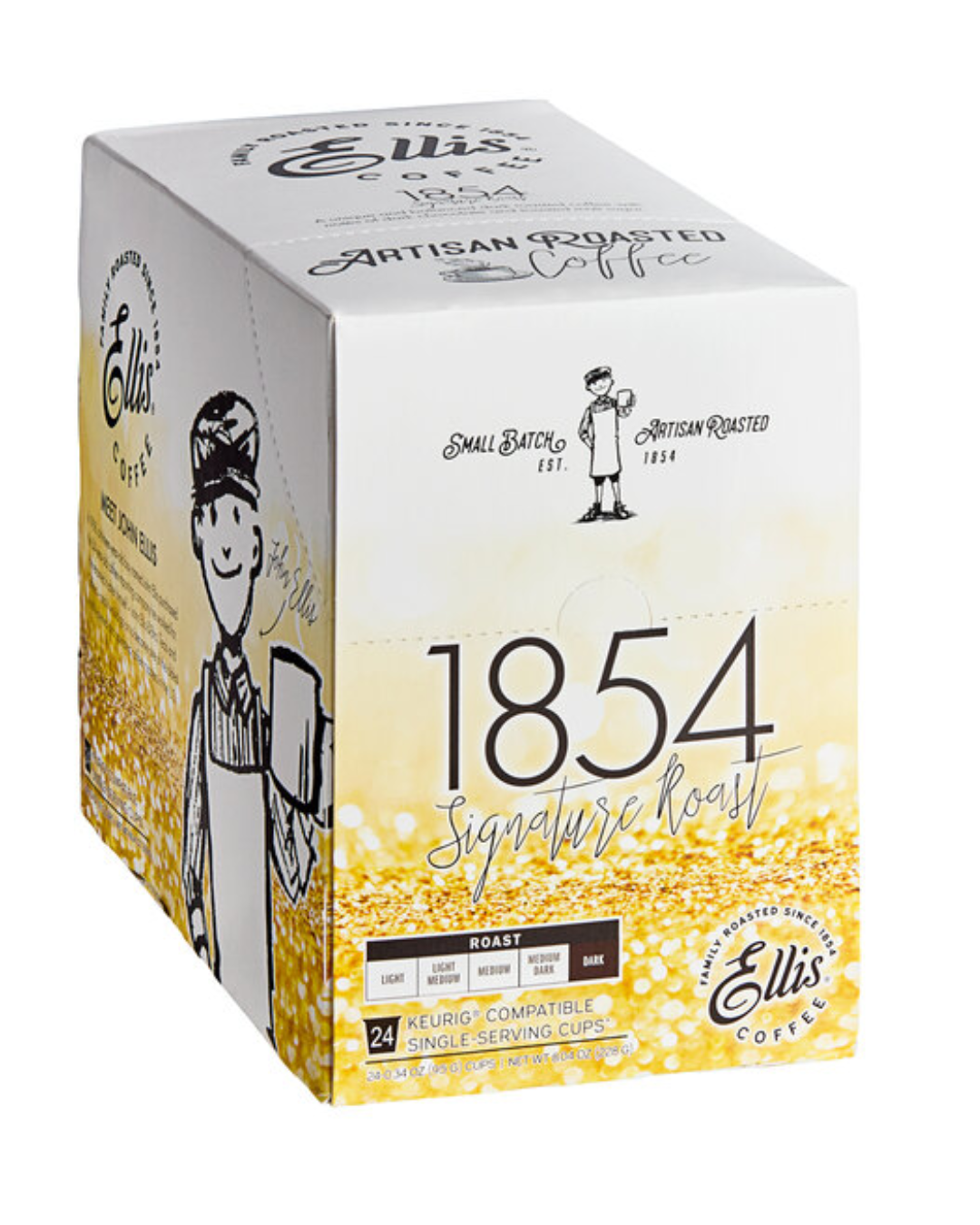 Ellis Coffee Single Serve Cups – 96/Case (Various Flavours)