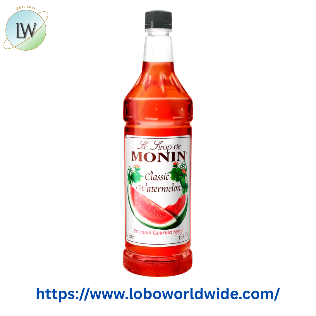 Monin Premium Classic Watermelon Flavoring / Fruit Syrup 1 Liter