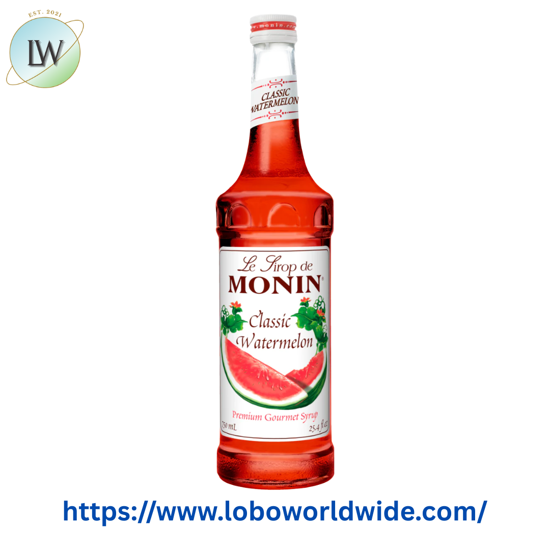 Monin Premium Classic Watermelon Flavoring Syrup 750 mL