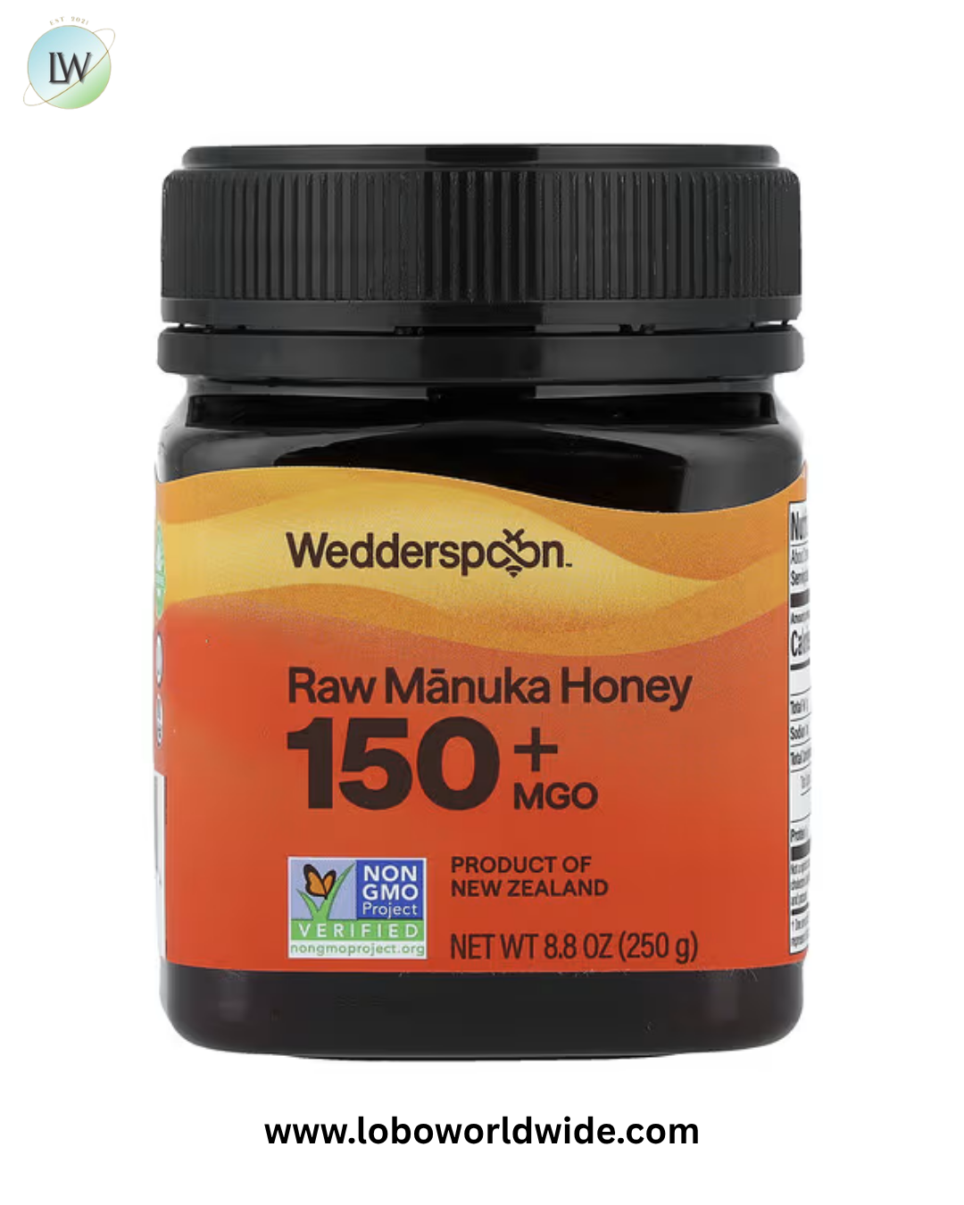 Wedderspoon, Raw Manuka Honey, 150+ MGO, 8.8 oz (250 g)