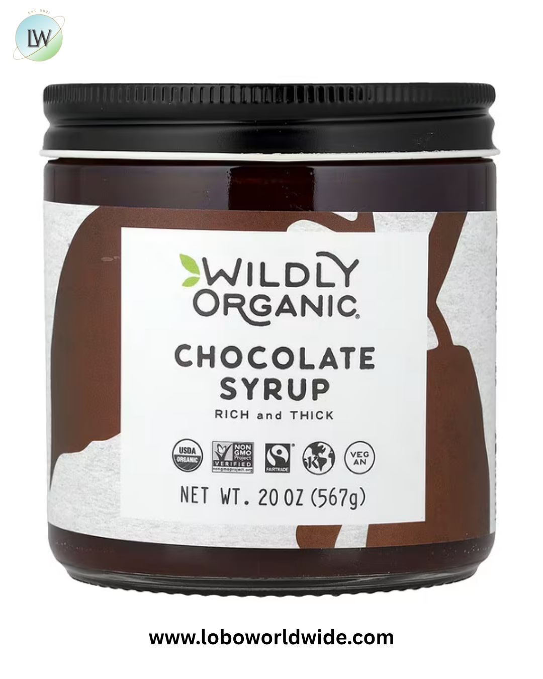 Wildly Organic, Chocolate Syrup, 20 oz (567 g)