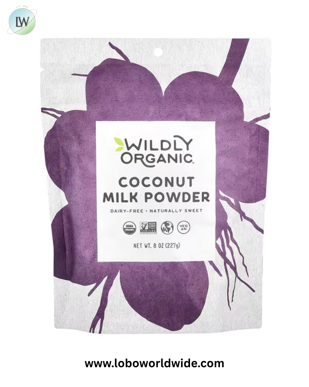 Wildly Organic, Coconut Milk Powder, 8 oz (227 g)