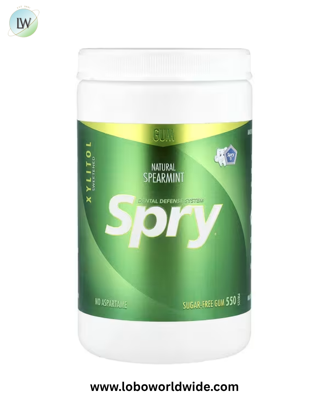 Xlear, Spry®, Chewing Gum, 550 Pieces