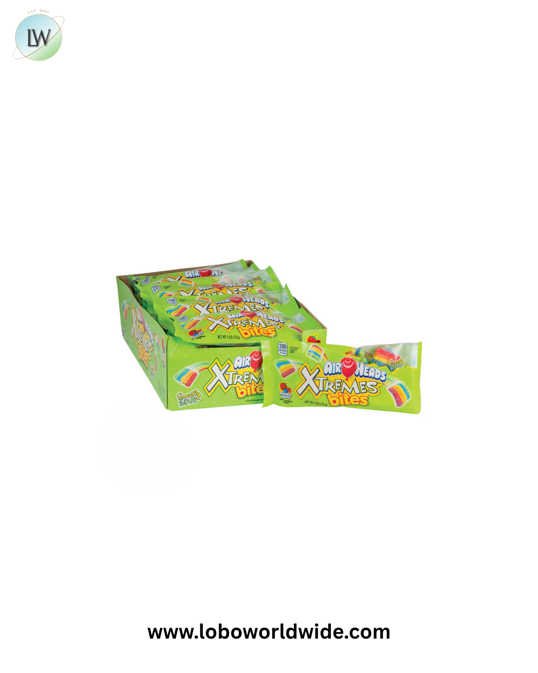 Xtremes Rainbow Airheads Bites 2oz - 18ct