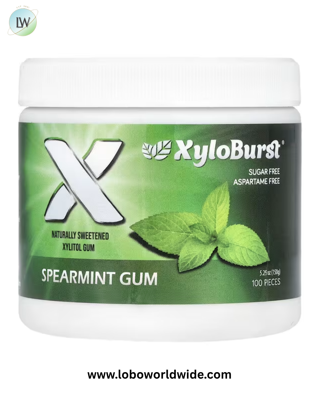 Xyloburst, Xylitol Gum, 100 Pieces, 5.29 oz (150 g)