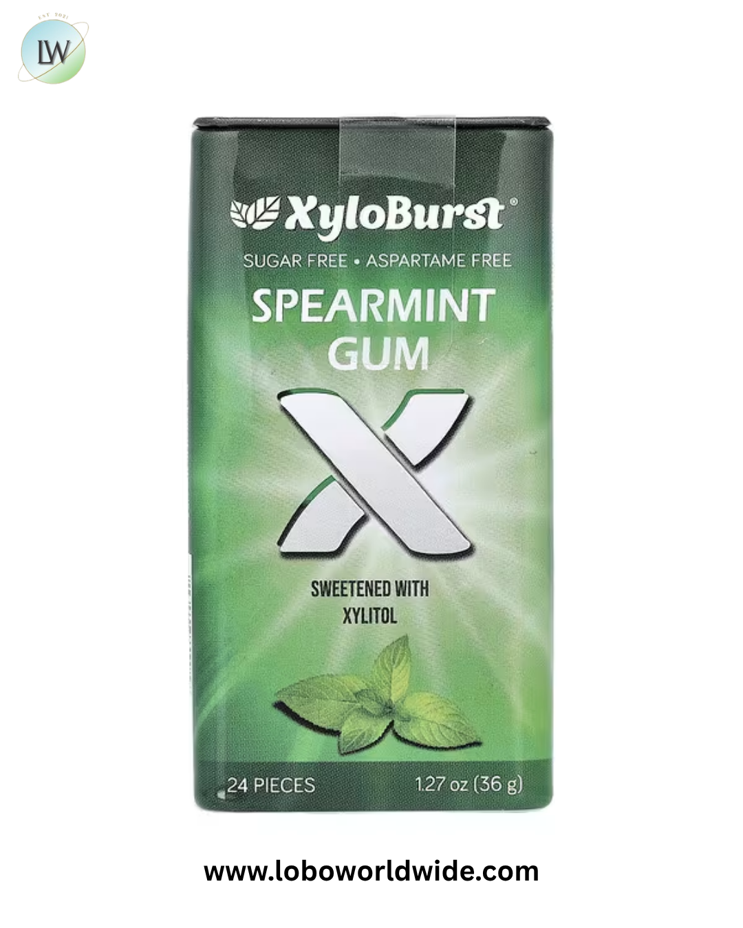Xyloburst, Xylitol Gum, 24 Pieces, 1.27 oz (36 g)
