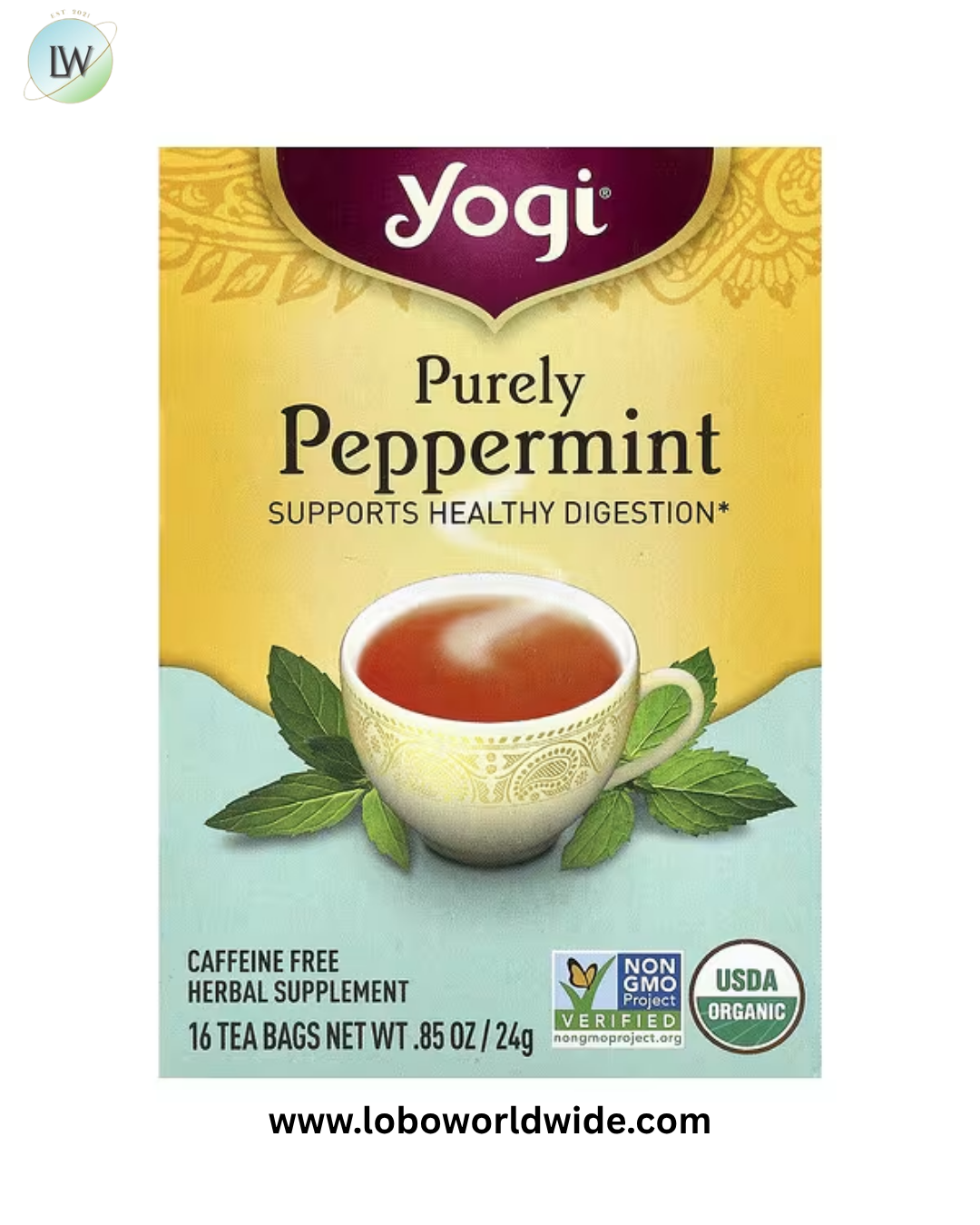 Yogi Tea, Caffeine Free, 16 Tea Bags, 1.12 oz (32 g)