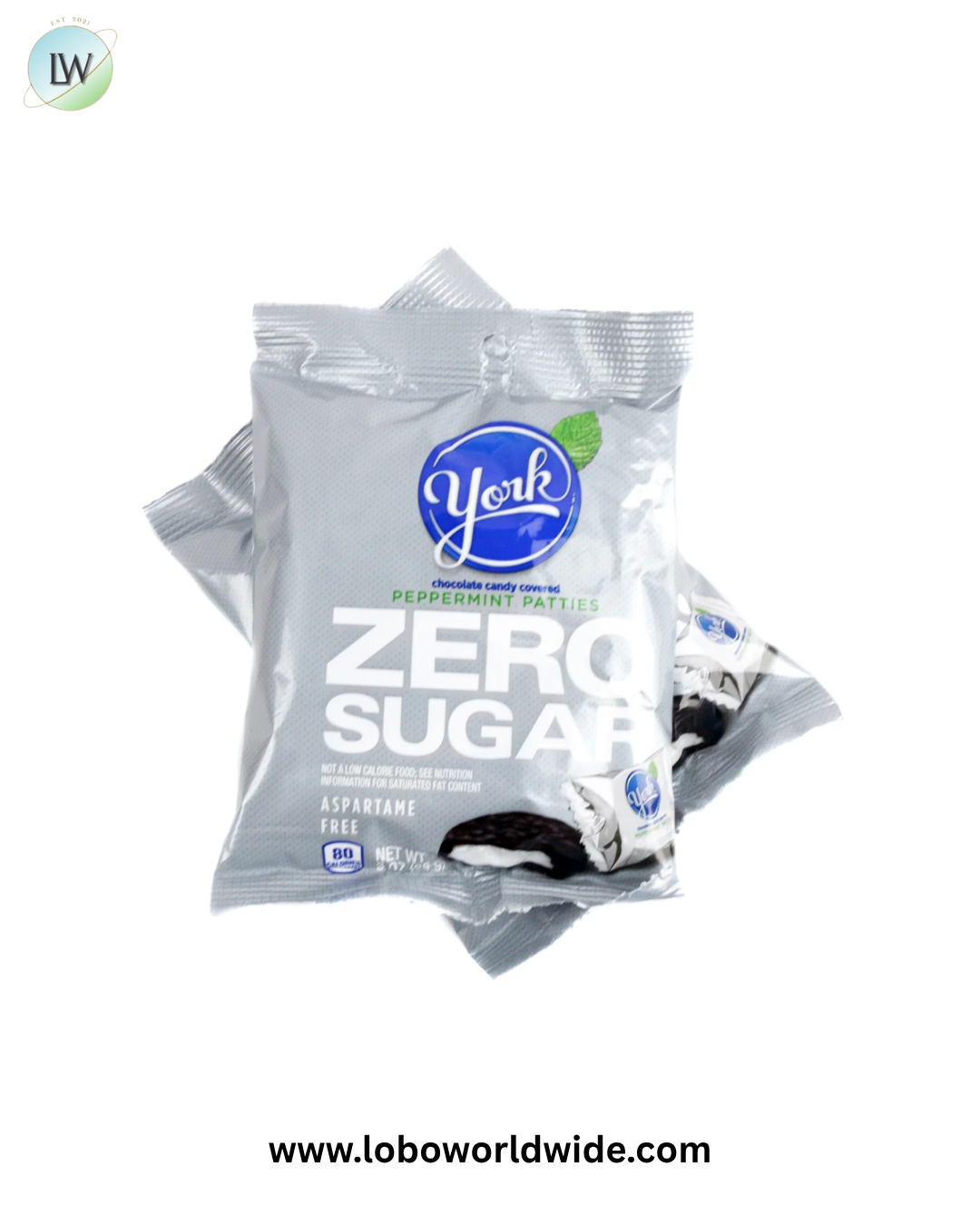 York Peppermint Patties Sugar Free Candy 3oz Bag