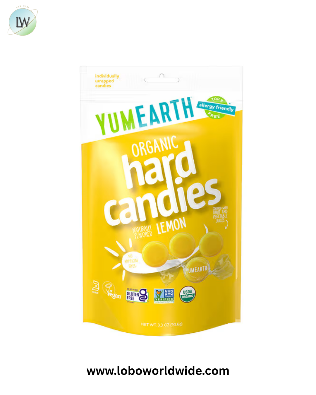 YumEarth, Organic Hard Candies, 3.3 oz (93.6 g)