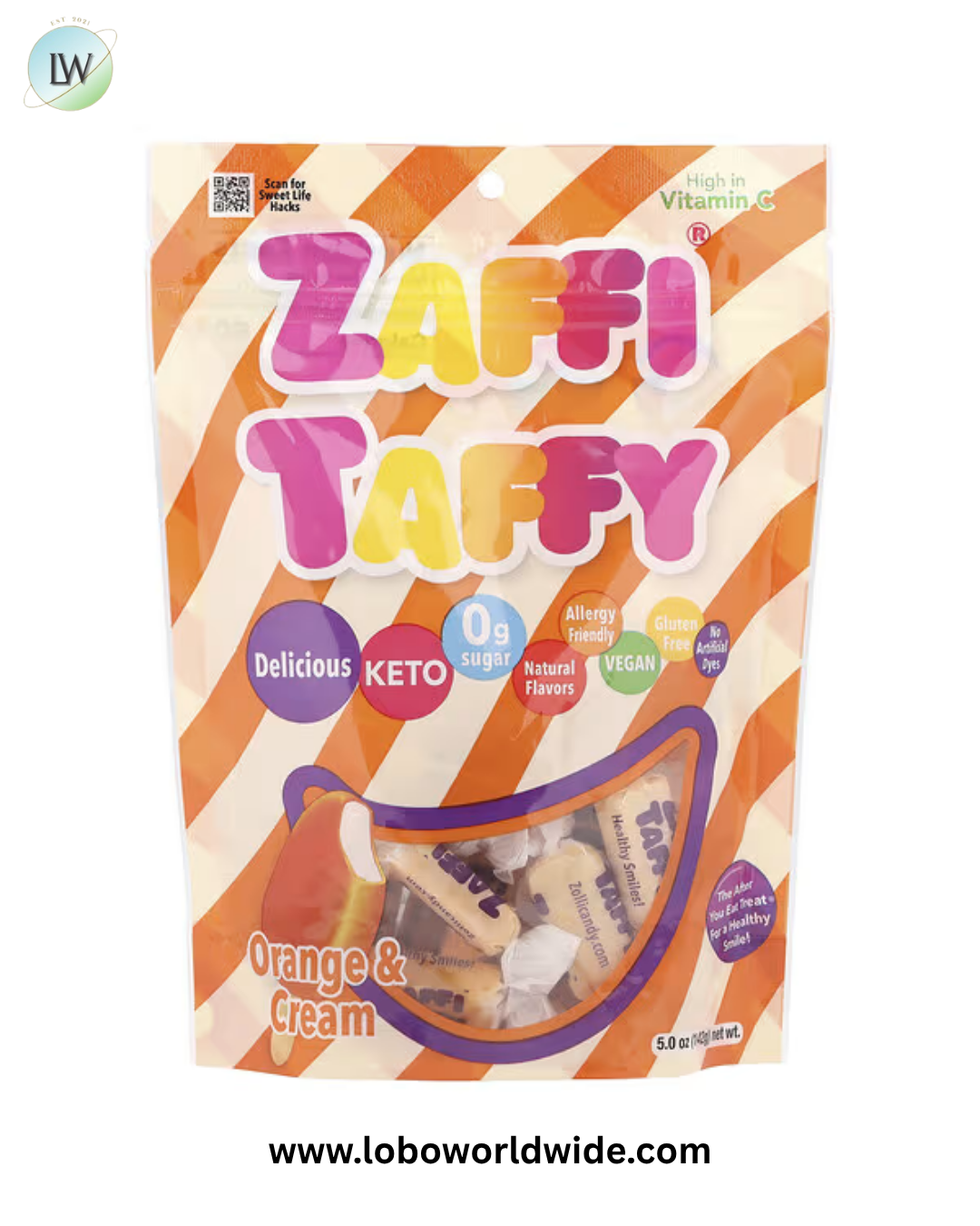 Zollipops, Zaffi® Taffy, 5 oz