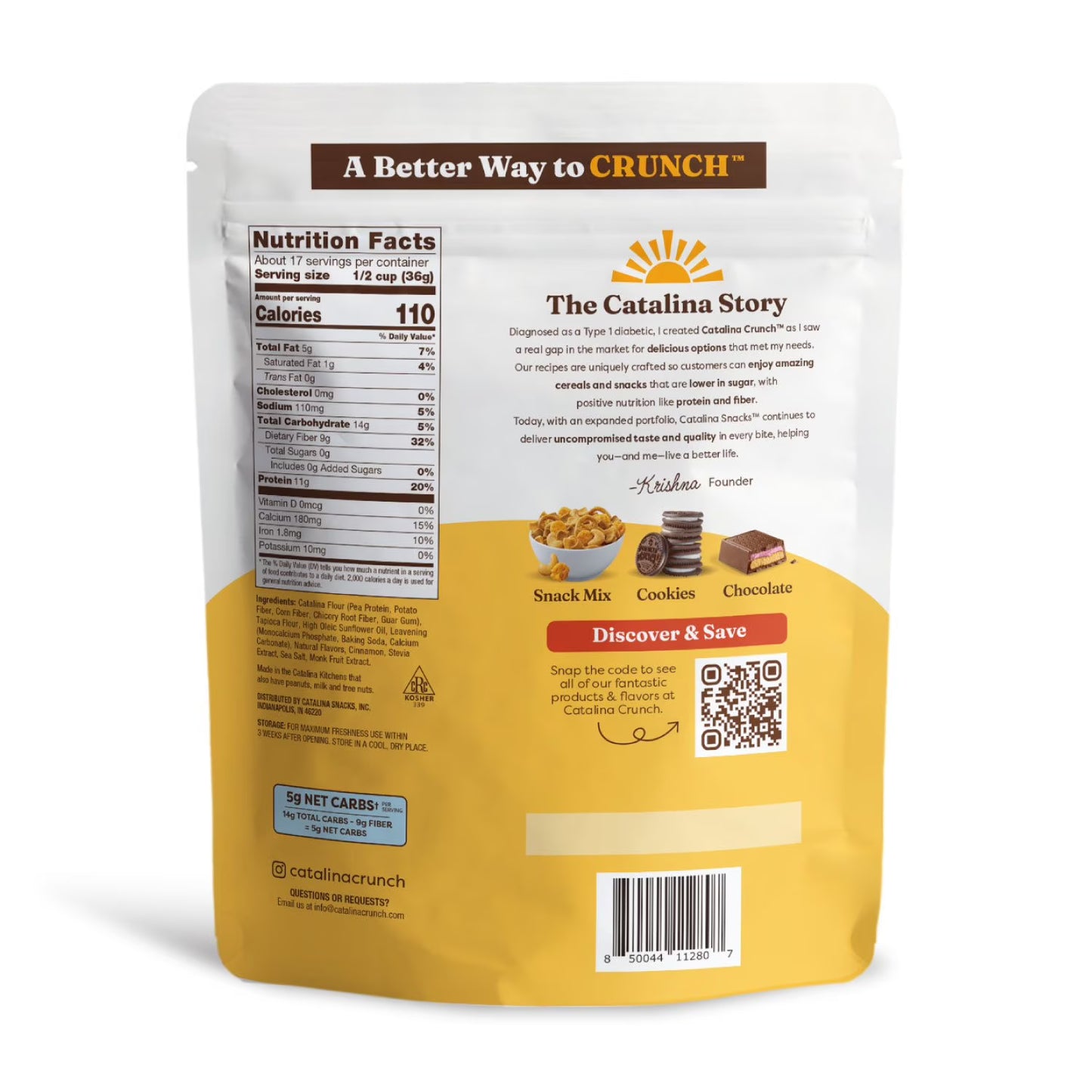 Catalina Crunch Cinnamon Toast Cereal, 22 oz.