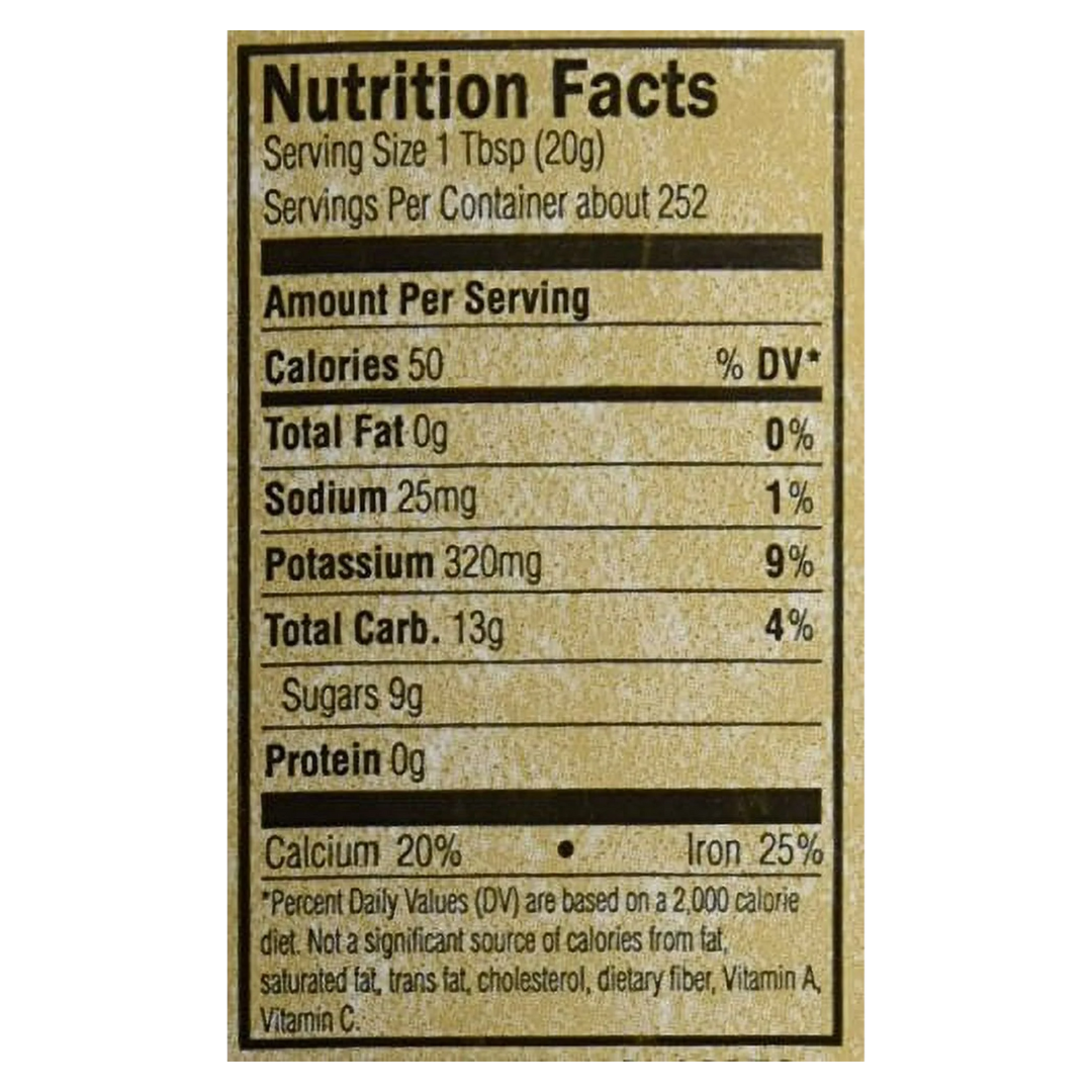 Golden Barrel 1 Gallon Sulfur-Free Blackstrap Molasses