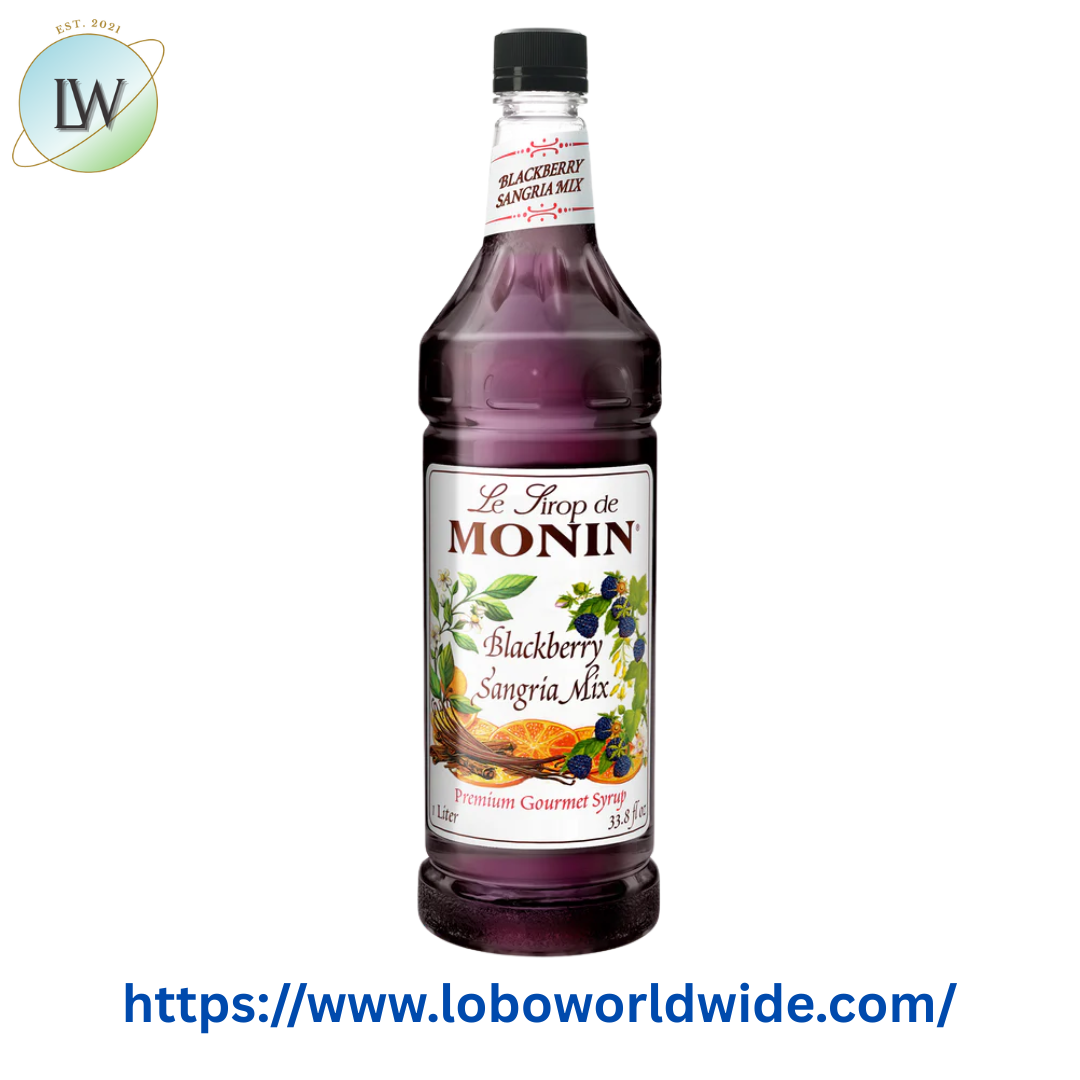 Monin Premium Blackberry Sangria Mix 1 Liter