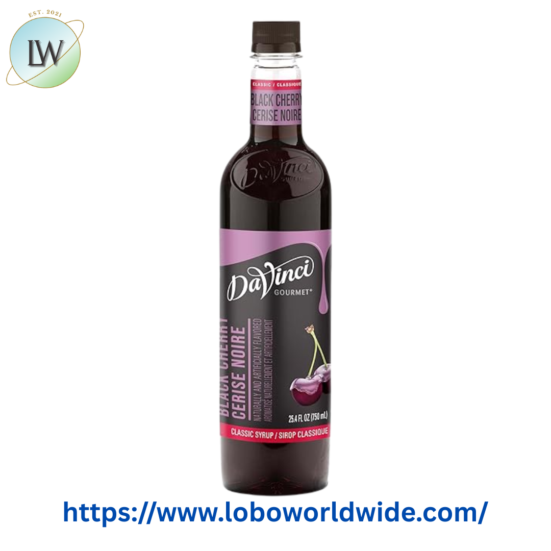 DaVinci Gourmet Classic Black Cherry Flavoring / Fruit Syrup 750 mL
