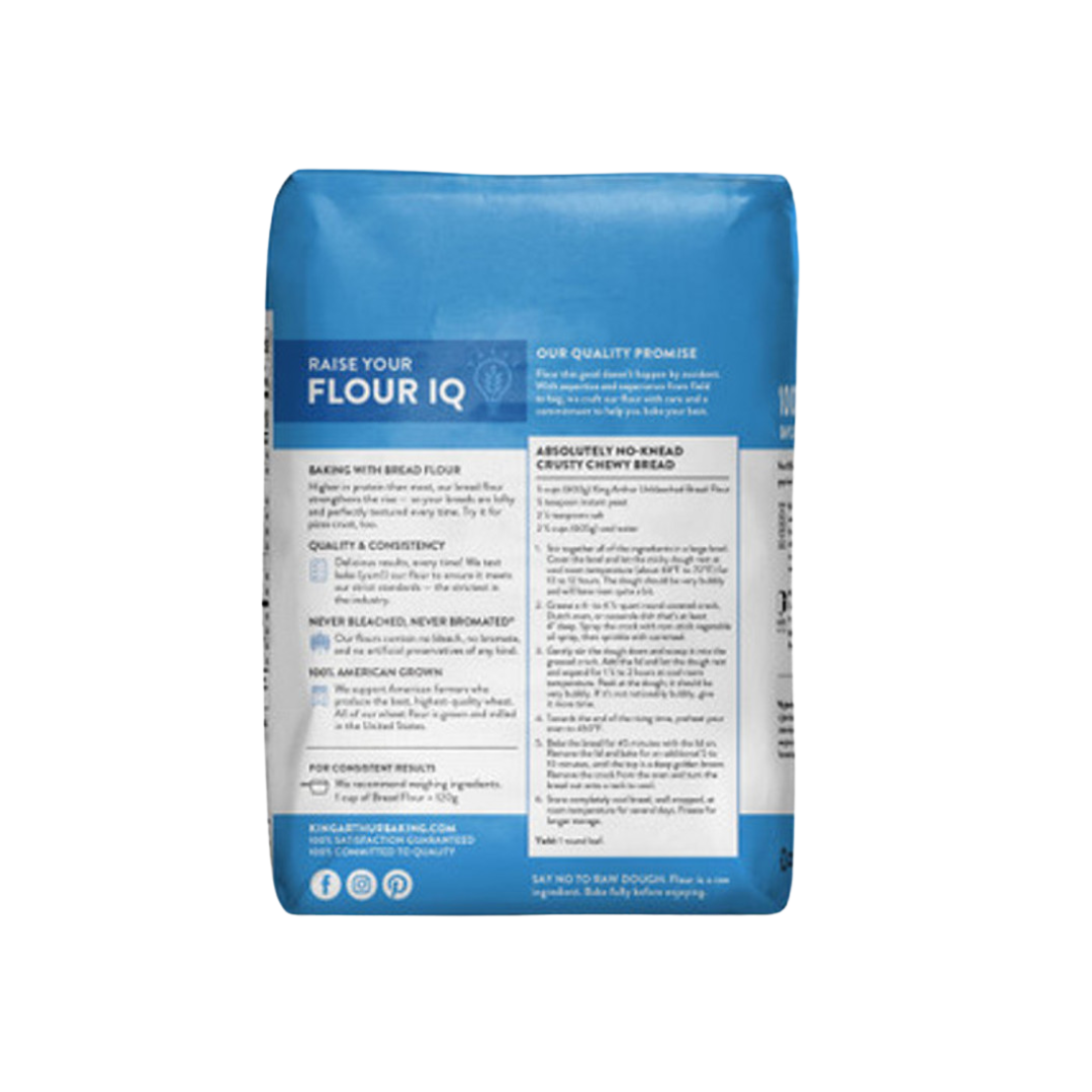 King Arthur Flour - Unbleached 100% Organic Bread Flour - 5 lbs