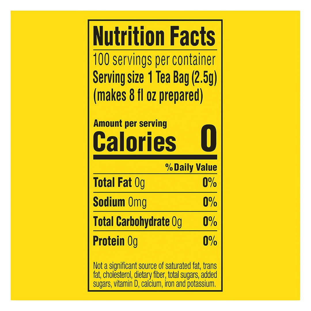 Lipton Black Tea Bags, Hot or Iced tea bags, 100 Tea Bags