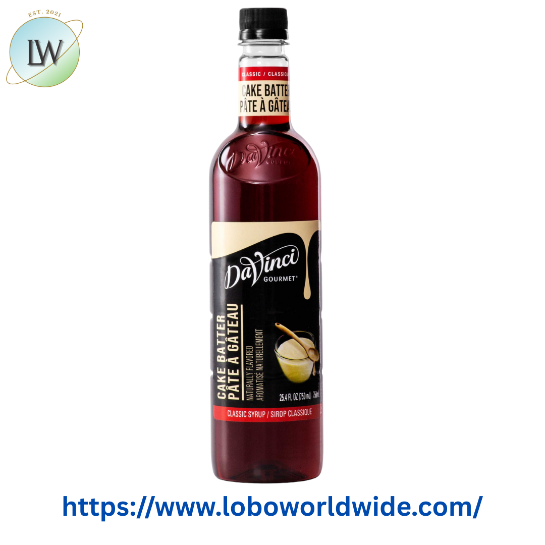 DaVinci Gourmet Classic Cake Batter Flavoring Syrup 750 mL