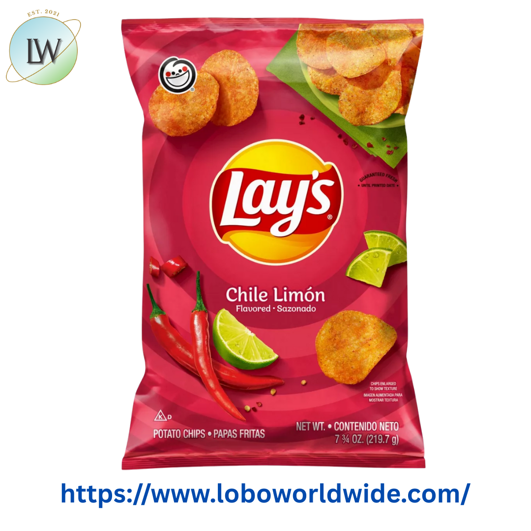 Lay's Chile Lim—n Flavored Potato Chips, 7.75 Oz.