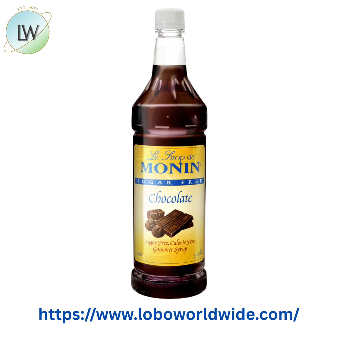 Monin Sugar Free Chocolate Flavoring Syrup 1 Liter