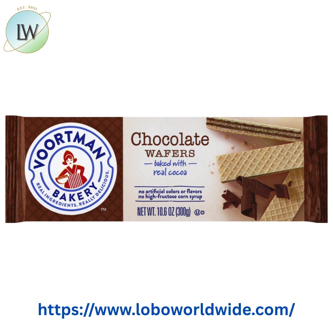 VOORTMAN Chocolate Wafer Cookies 10.6 oz