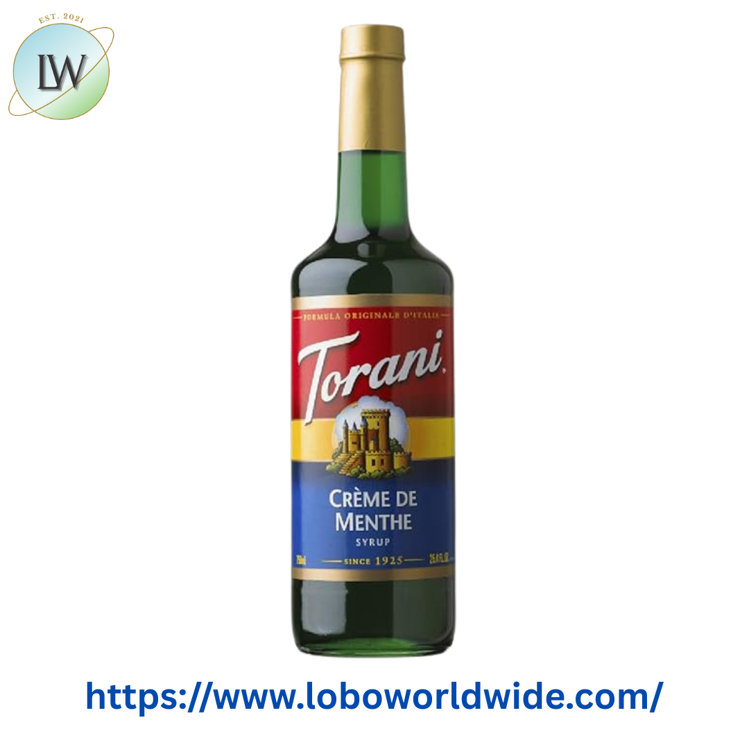 Torani Puremade Creme de Menthe Flavoring Syrup 750 mL