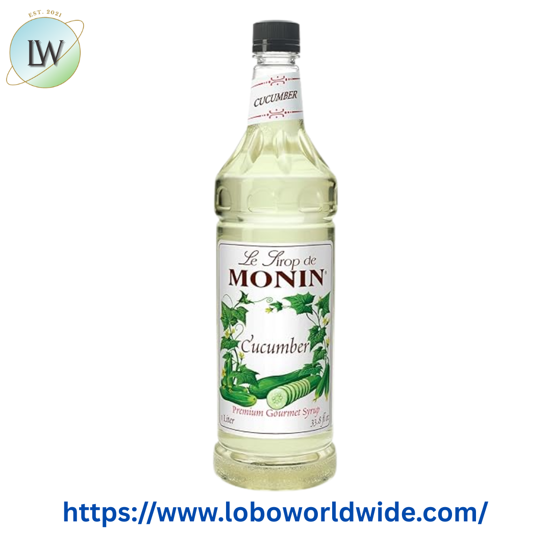 Monin Premium Cucumber Flavoring Syrup 1 Liter