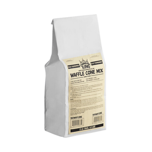 Carnival King Vanilla Waffle Cone Mix 5 lb. Bag - 6/Case