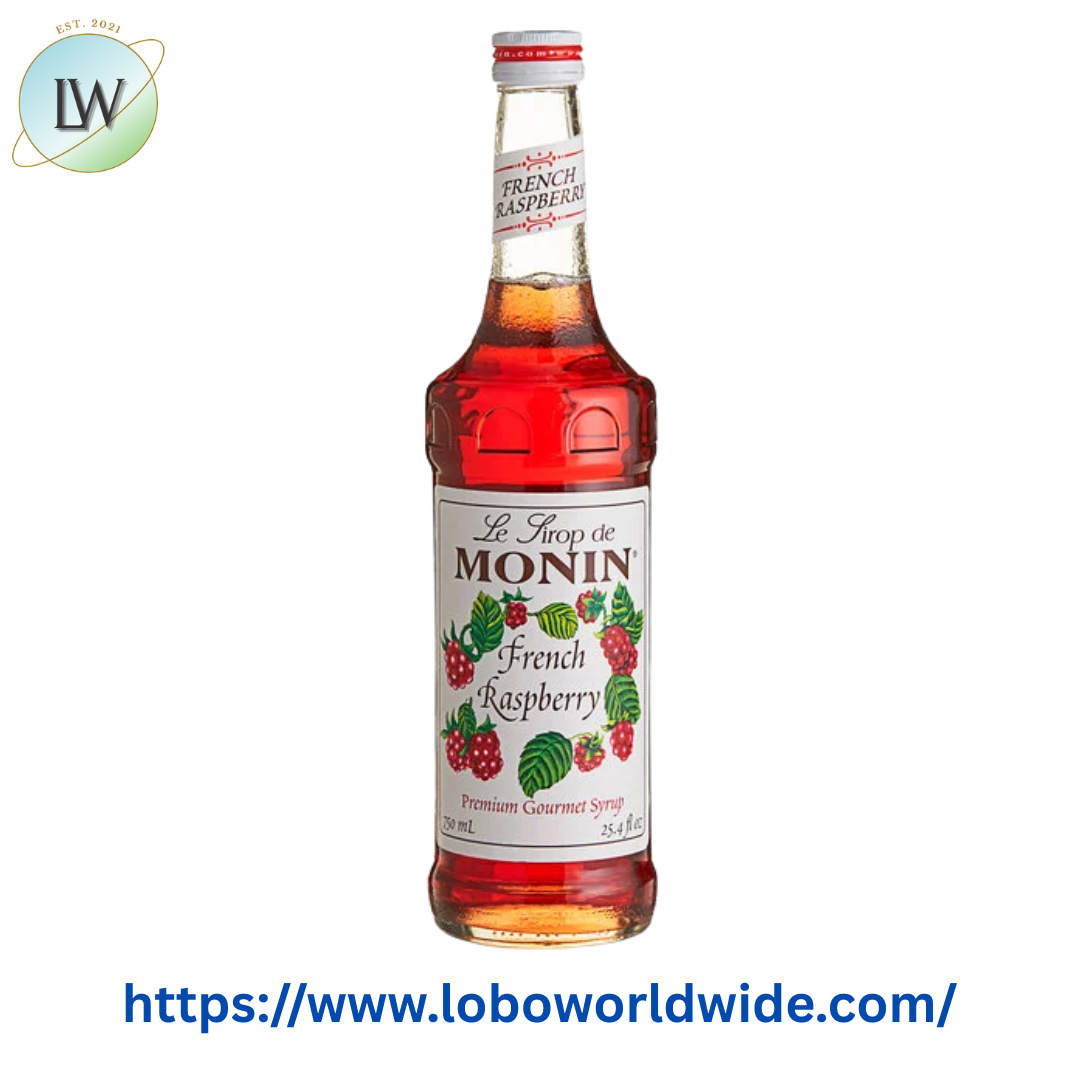 Monin Premium French Raspberry Flavoring / Fruit Syrup 750 mL