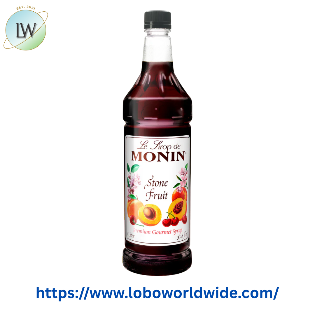 Monin Premium Stone Fruit Flavoring / Fruit Syrup (Various Sizes)