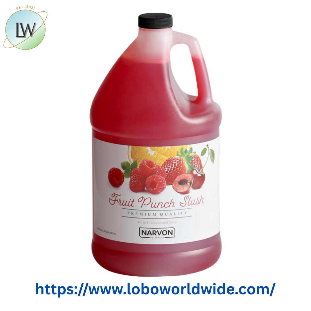 Narvon Fruit Punch Slushy 4.5:1 Concentrate 1 Gallon