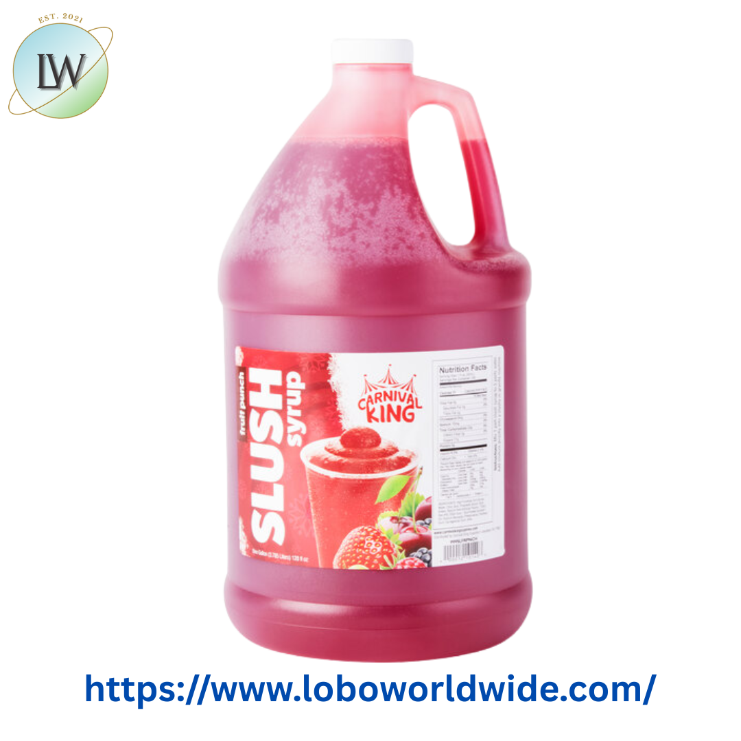 Carnival King 1 Gallon Fruit Punch Slushy 5:1 Concentrate