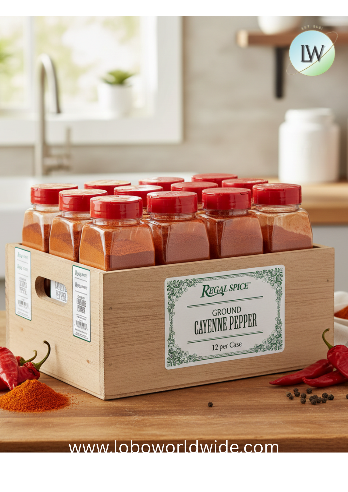 Regal Ground Cayenne Pepper - 5 lb.