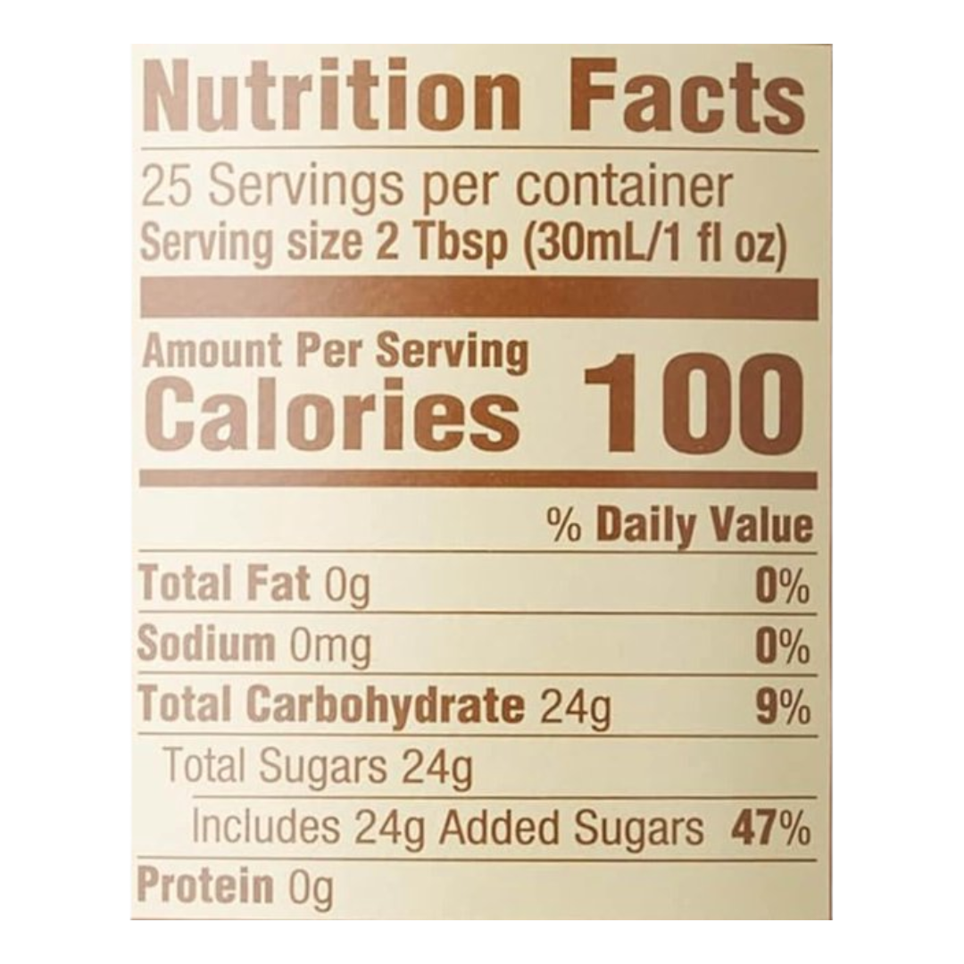 Torani Puremade Peach Flavoring Syrup 750 mL