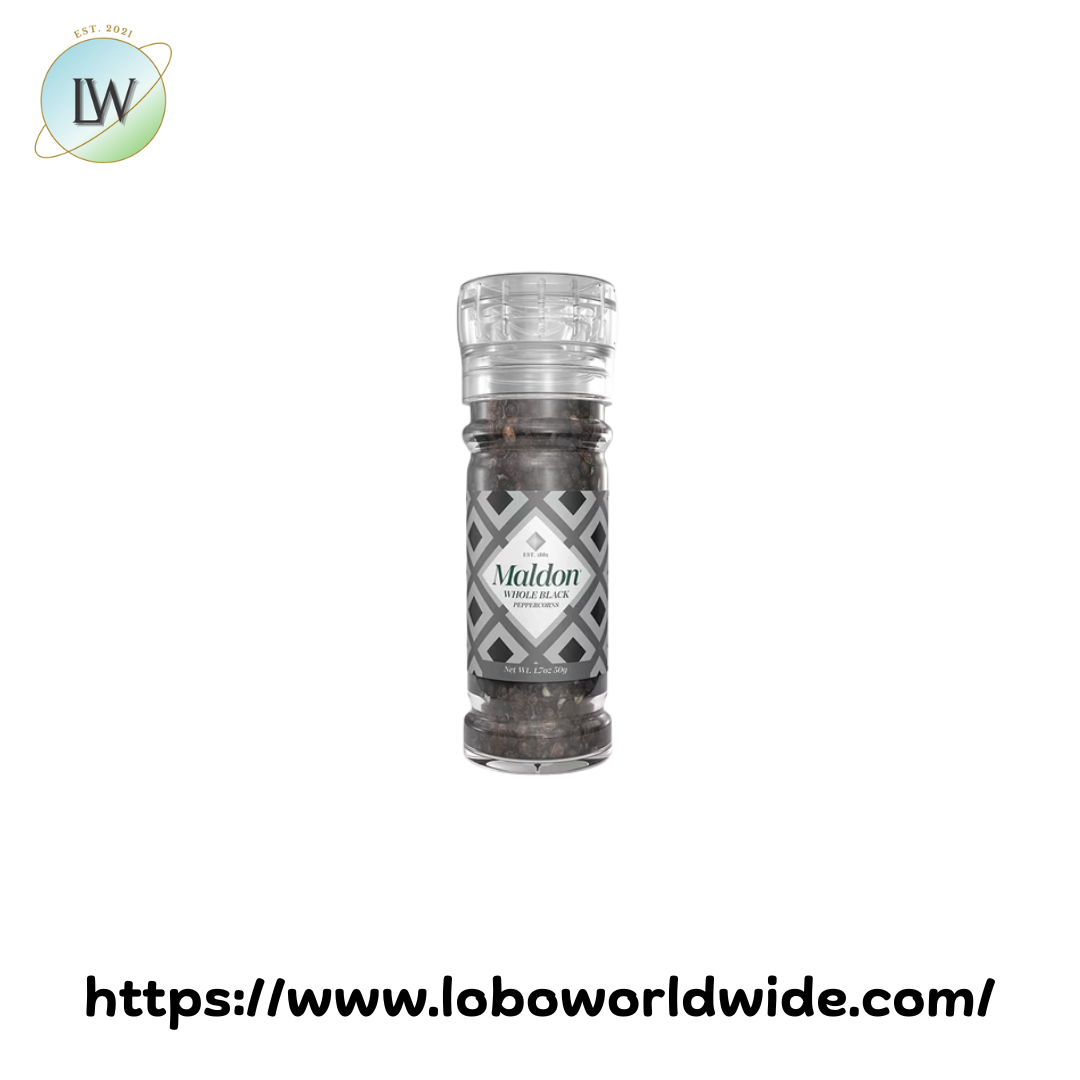 Maldon Black Peppercorn Grinder 1.7 oz. - 6/Case