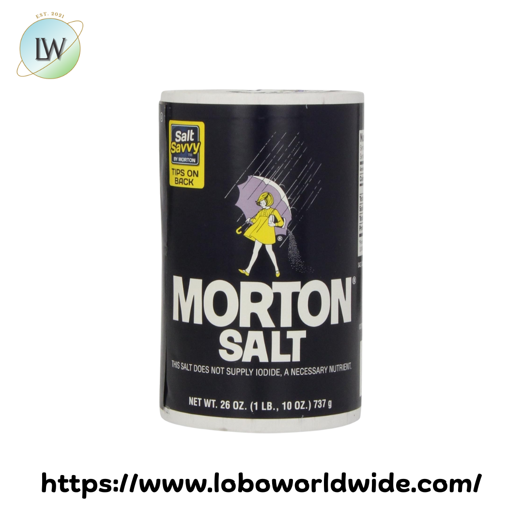 Morton 26 oz. Plain Table Salt Rounds