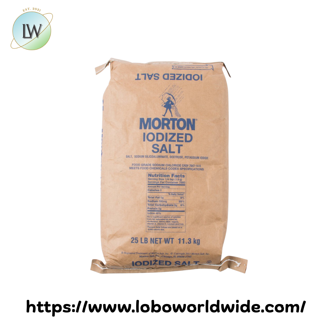 Morton 25 lb. Bulk Iodized Table Salt