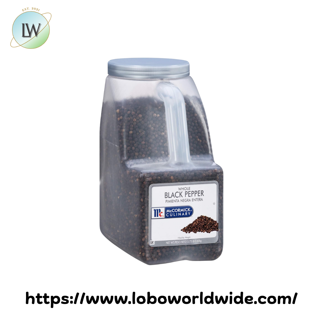 McCormick Culinary Whole Black Pepper - 5.75 lb.