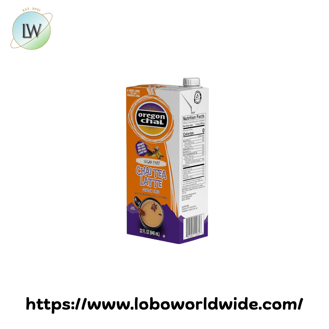 Oregon Chai Sugar Free Original Chai Tea Latte 1:1 Concentrate 32 fl. oz.