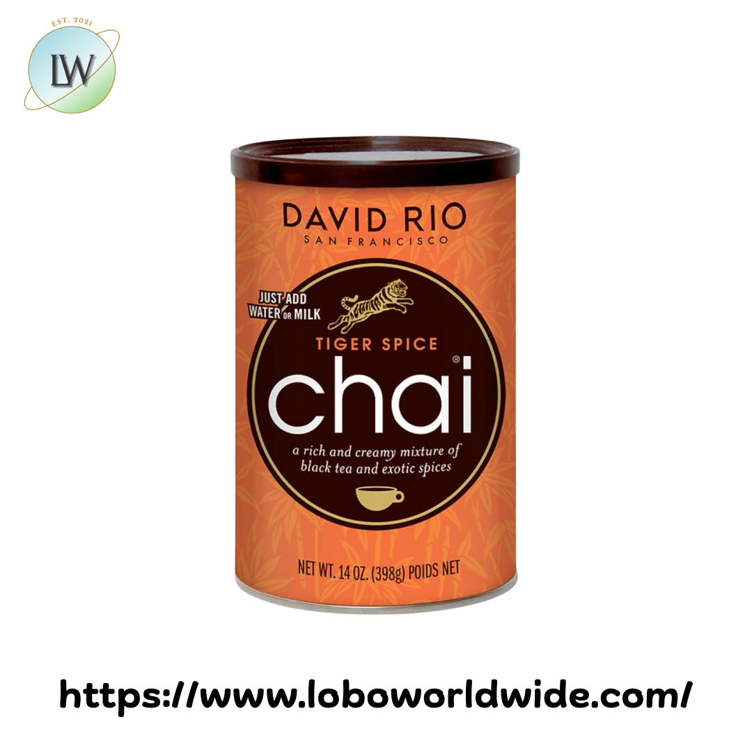 David Rio Tiger Spice Chaiª Tea Latte Mix 14 oz.
