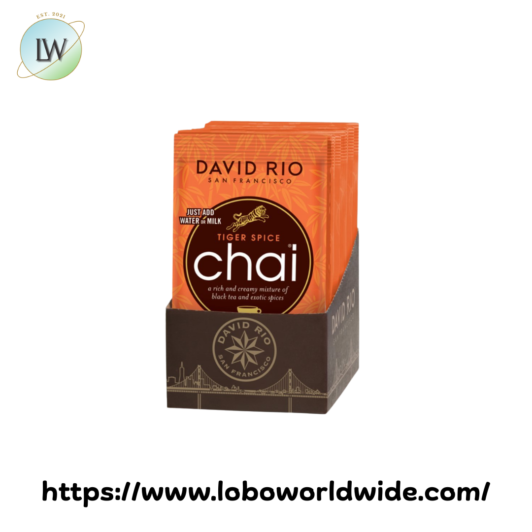 David Rio Tiger Spice Chaiª Tea Latte Single Serve Packets - 12/Box