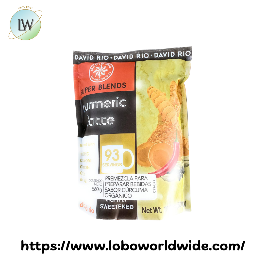 David Rio Super Blends Turmeric Latte Mix 19.8 oz.
